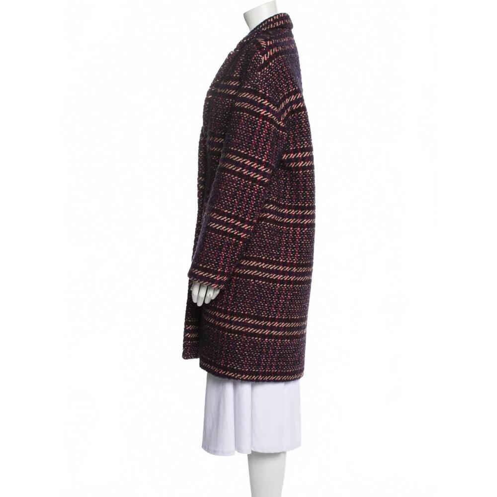 Rag & Bone Estelle Cocoon Coat – Purple Plaid Wool Blend - S - Picture 9 of 9